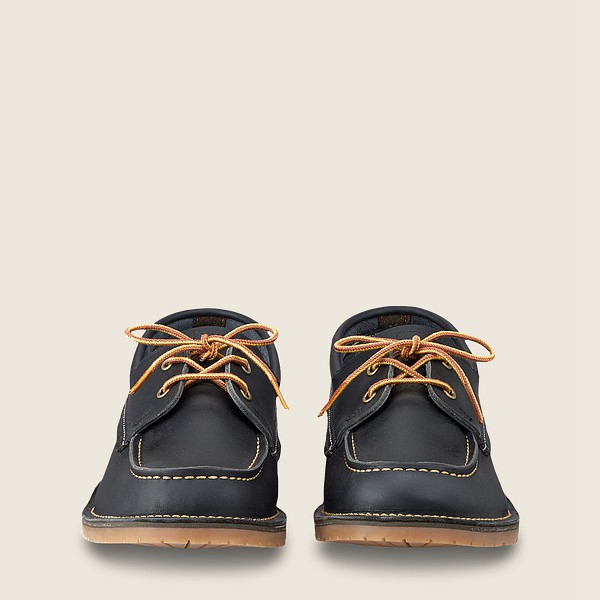 Red Wing Oxford Weekender Camp Moc - Portage Leather - Navy - Mens HAE532094